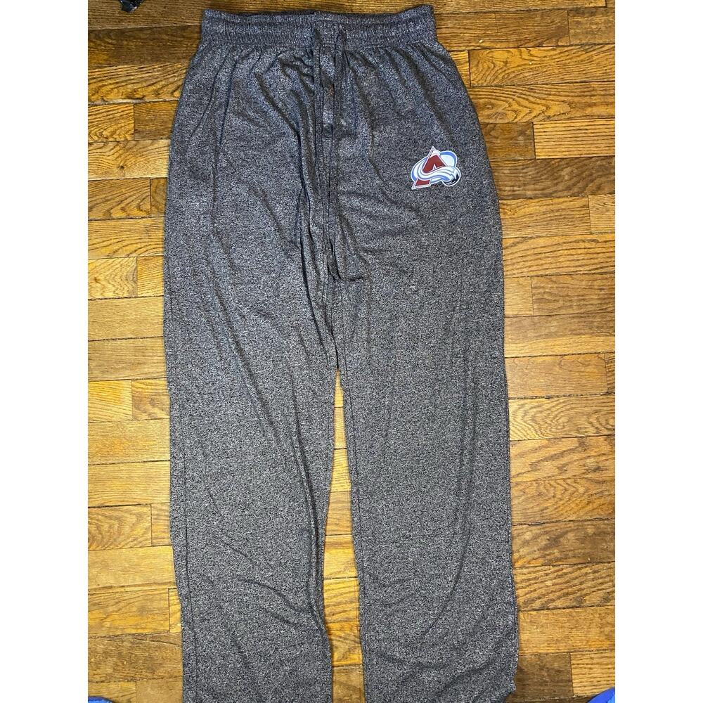 Colorado Avalanche Pajama Pants Mens Small Gray Sleep Lounge Pants NHL NWT